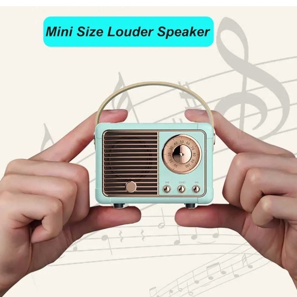 Dosmix Mini Retro Bluetooth Speaker - Picture 3 of 6